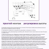 Сушилка для белья Comfort Alumin Group Потолочная 5 прутьев Black Diamond 300 см (алюминий)