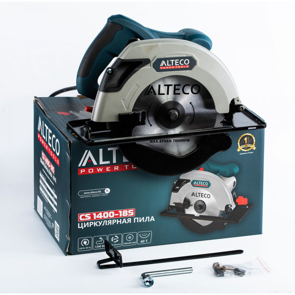 Дисковая (циркулярная) пила Alteco CS 1400-185 (CS 0510)