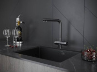 Смеситель Paulmark Skalen Sk213020-GM (вороненая сталь)