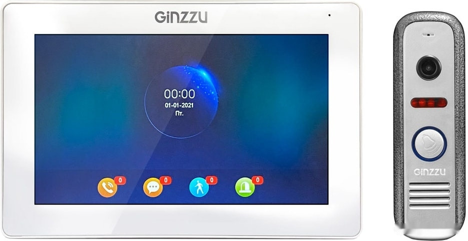 Видеодомофон Ginzzu DPI-0721
