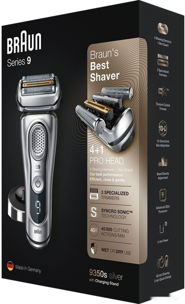 Электробритва мужская Braun Series 9 9350s Электробритва мужская Braun Series 9 9350s
