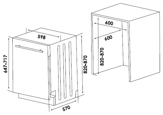 Посудомоечная машина Schaub Lorenz SLG VI6310 Посудомоечная машина Schaub Lorenz SLG VI6310