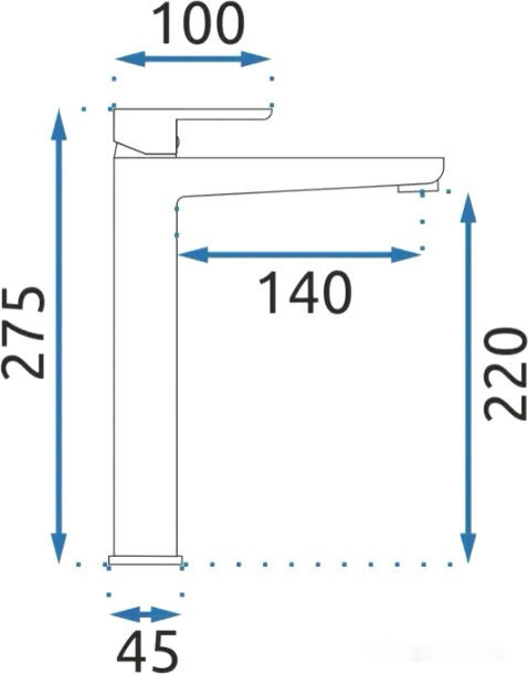 Смеситель Rea Orix B8467 (черный)