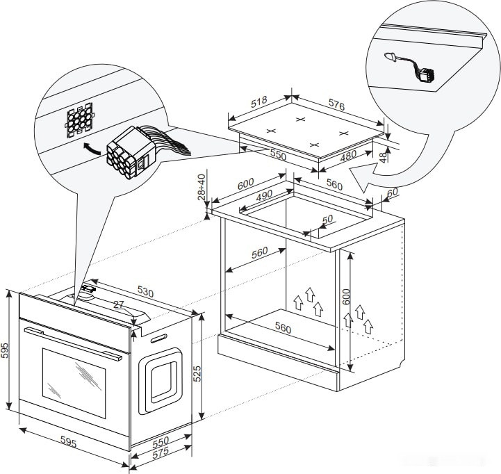 Духовой шкаф Hansa BOES684001 Духовой шкаф Hansa BOES684001