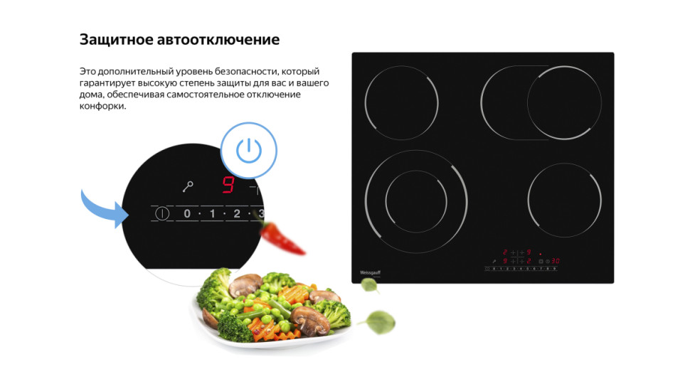 Варочная панель Weissgauff HV 642 BS