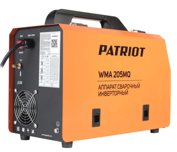 Сварочный инвертор Patriot WMA 205 MQ Сварочный инвертор Patriot WMA 205 MQ