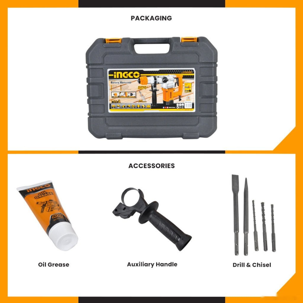 Перфоратор Ingco RH10506 Перфоратор Ingco RH10506