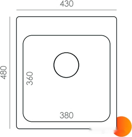 Кухонная мойка Quartz Bond 430 (туман) Кухонная мойка Quartz Bond 430 (туман)