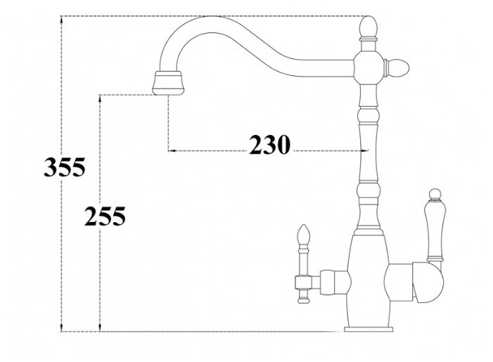 Смеситель Zorg ZR 312 YF-33 сатин Смеситель Zorg ZR 312 YF-33 сатин