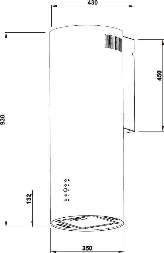 Вытяжка Weissgauff Gracia IX