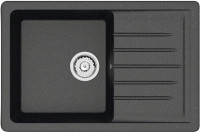 Кухонная мойка Berge BR-7602 + Like F8007122 (черный)