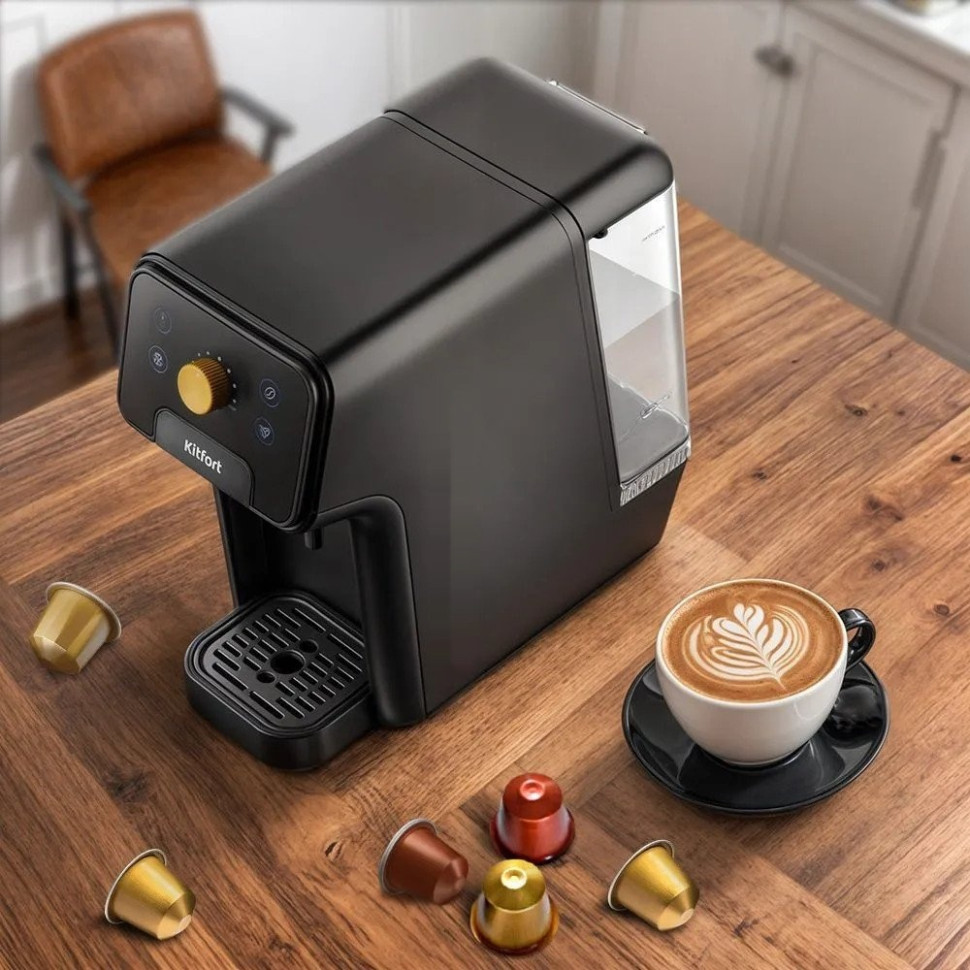 Капсульная кофеварка Kitfort KT-7296 Капсульная кофеварка Kitfort KT-7296