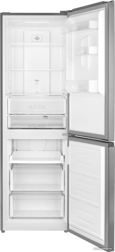 Холодильник Weissgauff WRK 185 Total NoFrost Inverter Inox