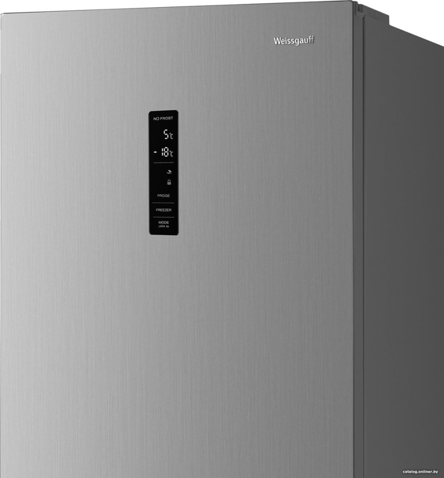 Холодильник Weissgauff WRK 185 Total NoFrost Inverter Inox