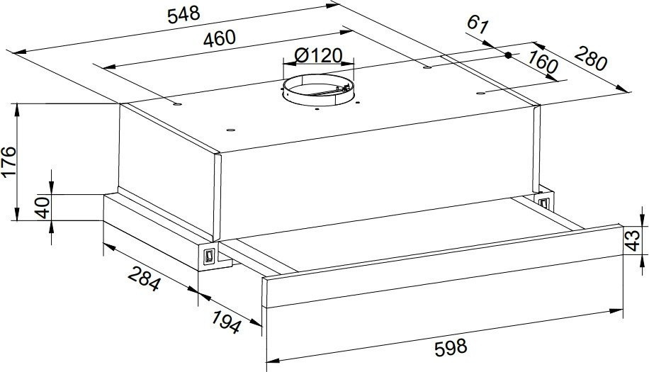 Вытяжка Zorg Slim 850 60 S (черный) Вытяжка Zorg Slim 850 60 S (черный)
