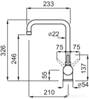 Смеситель Elleci Senna G68 Bianco Titano