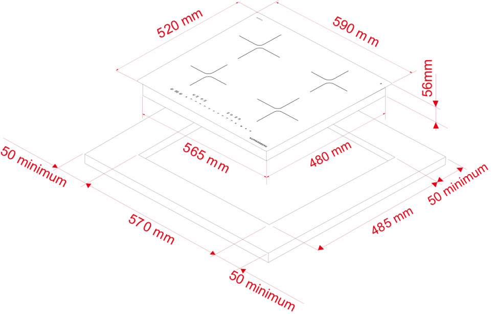 Варочная панель Kuppersberg ICI 605