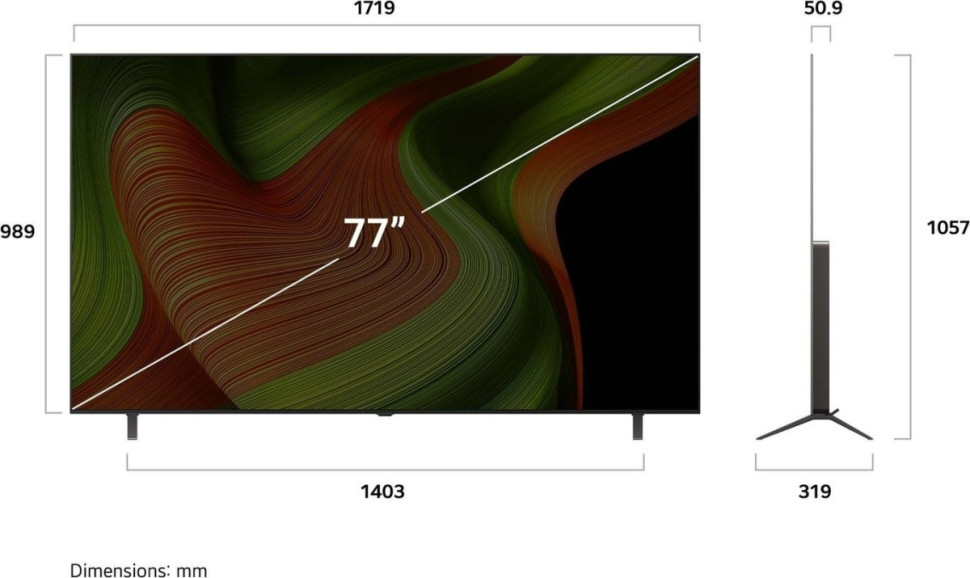 Телевизор LG OLED AI B5 OLED77B5RLA Телевизор LG OLED AI B5 OLED77B5RLA