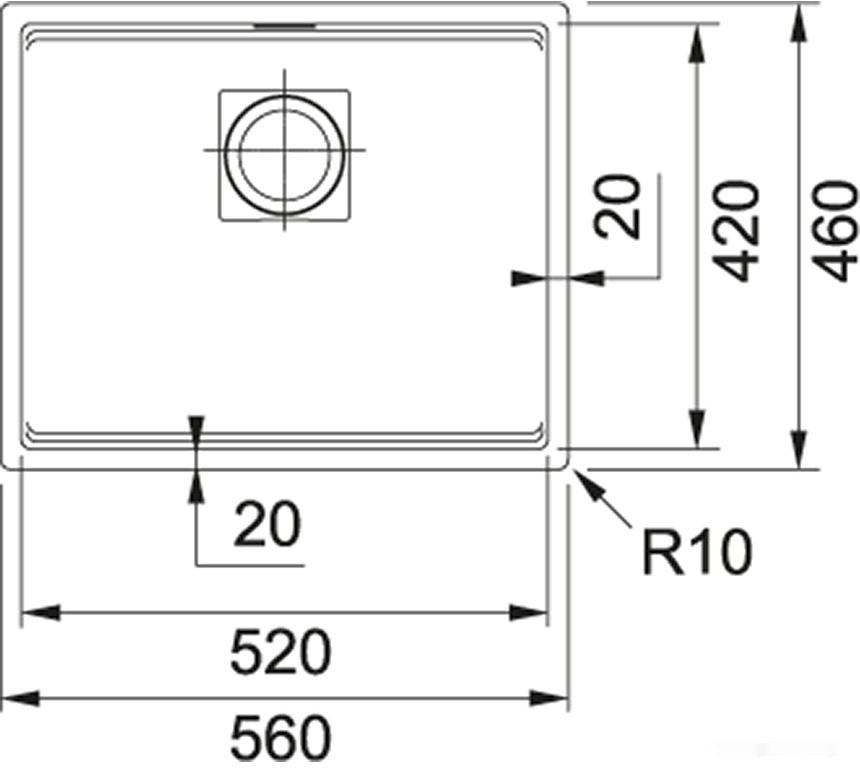 Кухонная мойка Franke Kubus 2 KNG 110-52 125.0512.507 (серый камень) Кухонная мойка Franke Kubus 2 KNG 110-52 125.0512.507 (серый камень)