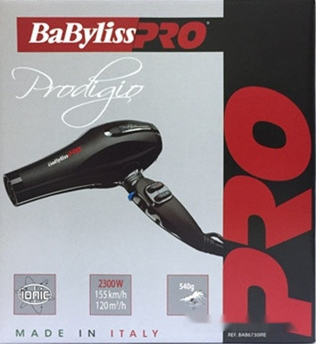 Фен BaByliss PRO Prodigio Ionic BAB6730IRE Фен BaByliss PRO Prodigio Ionic BAB6730IRE