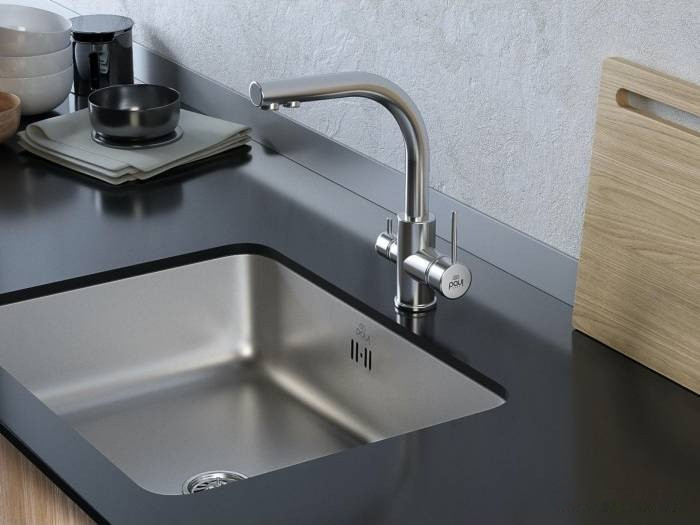 Смеситель Paulmark Essen Es213011-NI (никель) Смеситель Paulmark Essen Es213011-NI (никель)