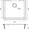 Кухонная мойка GranFest Urban GF-UR-4550 (темно-серый) Кухонная мойка GranFest Urban GF-UR-4550 (темно-серый)