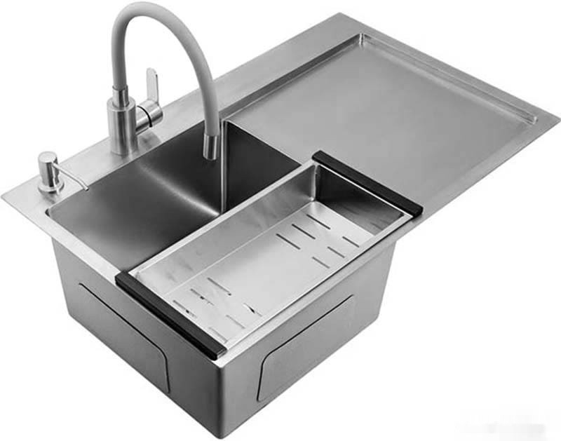 Кухонная мойка Roxen Vespa 560230-70L сатин