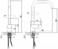 Смеситель ESKO Kitchen K5