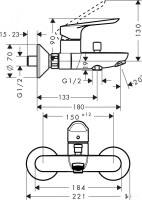 Смеситель Hansgrohe Logis E ВМ 71415000