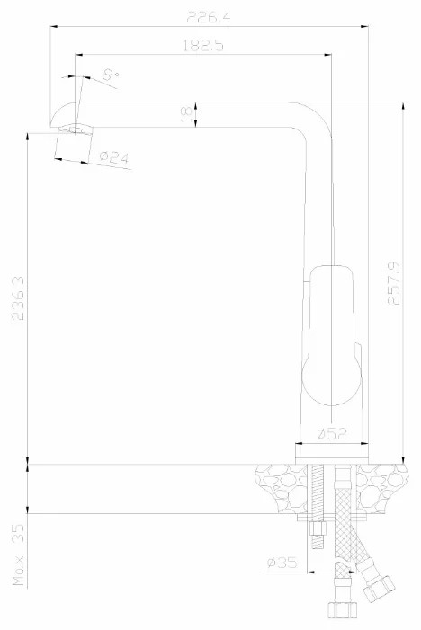 Смеситель Rossinka Silvermix W35-23 Смеситель Rossinka Silvermix W35-23