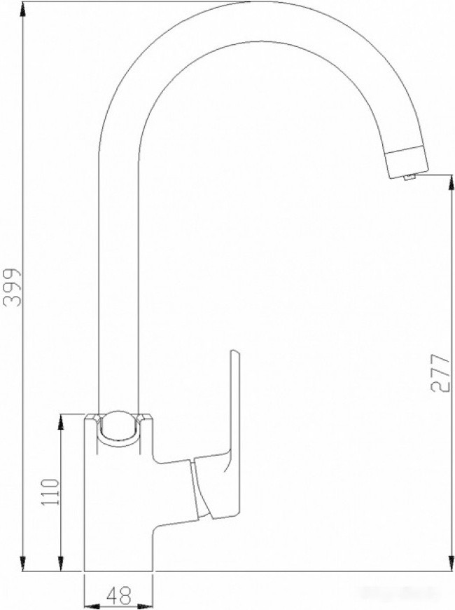 Смеситель Zorg Steel Hammer SH 901 сатин