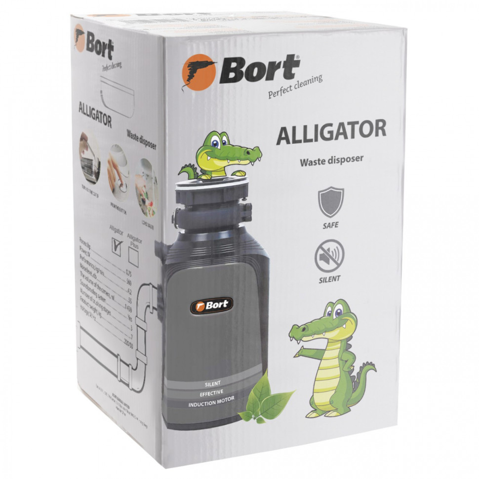 Измельчитель пищевых отходов BORT ALLIGATOR