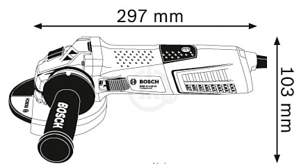 Угловая шлифмашина Bosch GWS 13-125 CI Professional Угловая шлифмашина Bosch GWS 13-125 CI Professional