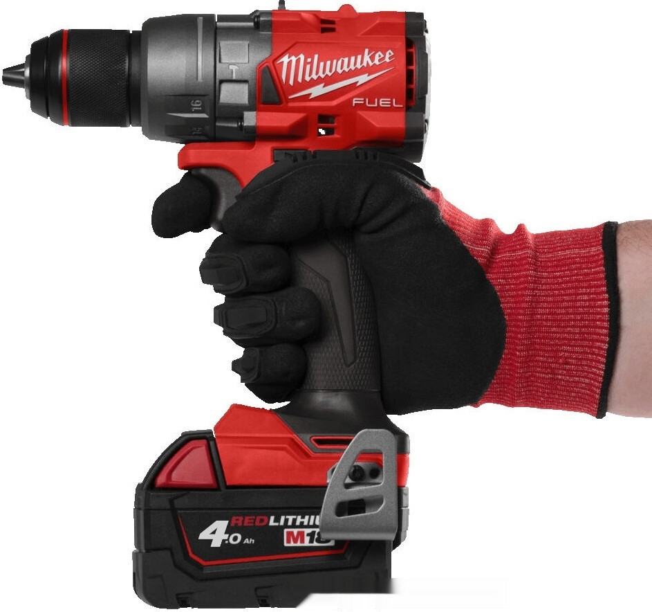 Ударная дрель-шуруповерт Milwaukee M18 FUEL M18FPD3-402C 4933492473 (с 2-мя АКБ 4 Ач, кейс) Ударная дрель-шуруповерт Milwaukee M18 FUEL M18FPD3-402C 4933492473 (с 2-мя АКБ 4 Ач, кейс)