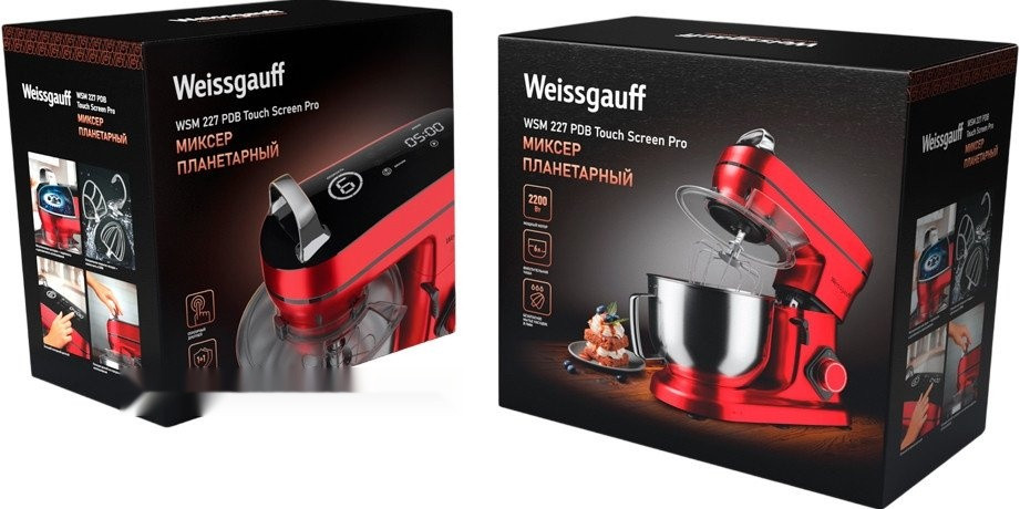 Кухонный комбайн Weissgauff WSM 227 PDR Touch Screen Pro