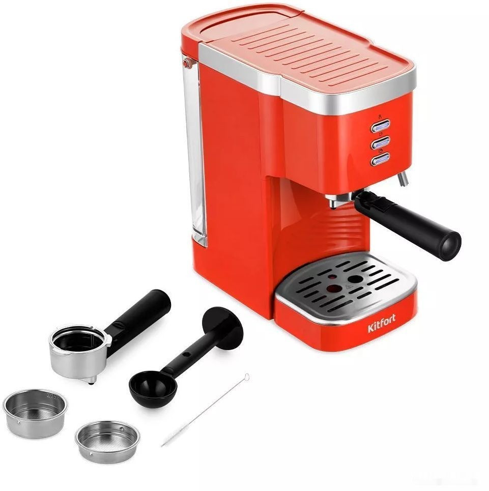 Рожковая кофеварка Kitfort KT-7114-1 Рожковая кофеварка Kitfort KT-7114-1