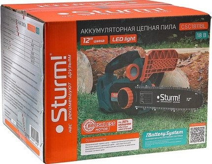 Аккумуляторная пила Sturm CSC1811BL (без АКБ) Аккумуляторная пила Sturm CSC1811BL (без АКБ)