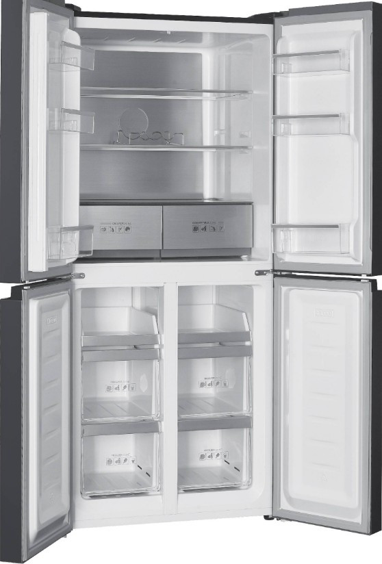 Холодильник с морозильником Korting KNFM 84799 XN