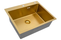 Кухонная мойка ARFEKA ECO AR 600*500 Golden PVD Nano
