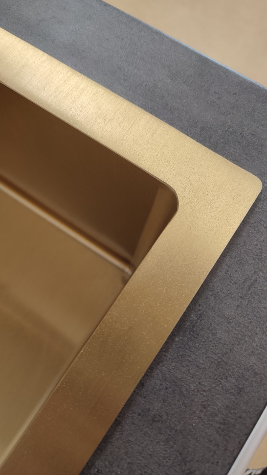 Кухонная мойка ARFEKA ECO AR 600*500 Golden PVD Nano