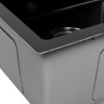 Кухонная мойка Basic CL DS Decor 60x50 (черный, коландер, дозатор)