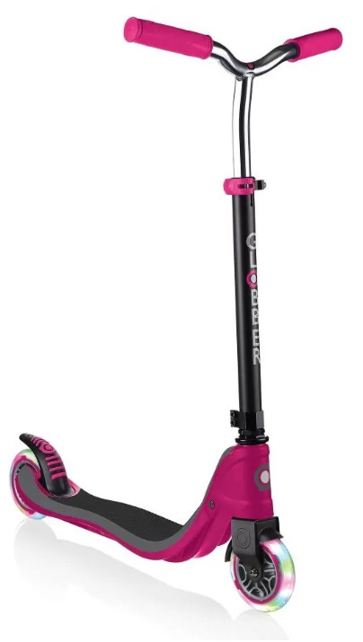 Самокат Globber Flow 125 Lights розовый (472-114-2)