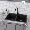 Кухонная мойка Polygran Brig 790 (черный)