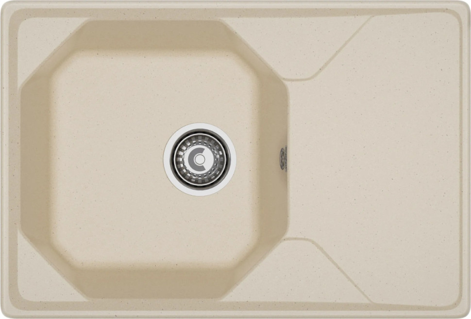 Кухонная мойка GranFest GF-U-740L (кашемир)