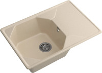 Кухонная мойка GranFest GF-U-740L (кашемир)