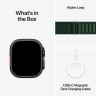 Умные часы Apple Watch Ultra 2 LTE 49 мм (титановый корпус, черный/темно-зеленый, ремешок из полиэстера S)