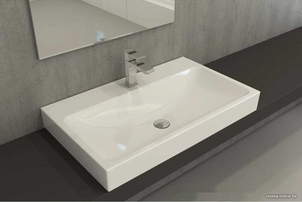 Умывальник Berges Wasserhaus Strati 80x48.5 182007 Умывальник Berges Wasserhaus Strati 80x48.5 182007