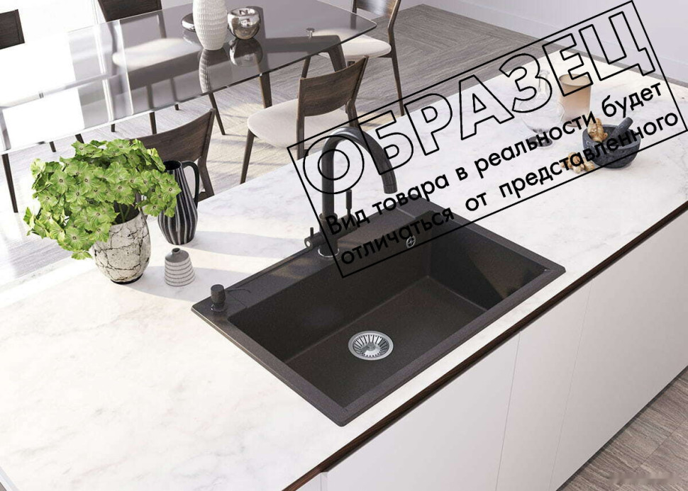 Кухонная мойка Polygran Argo 760 (кремовый)