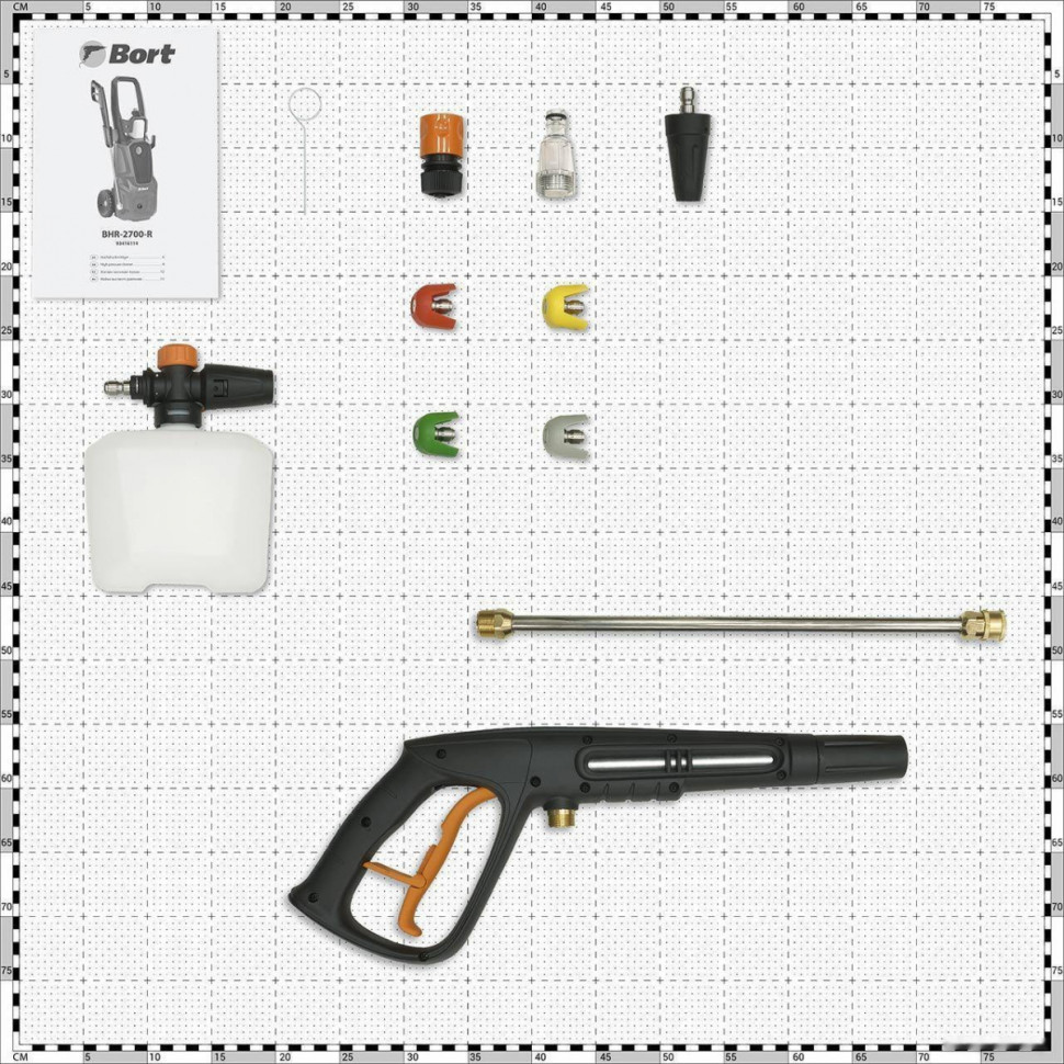 Мойка высокого давления BORT BHR-2700-R
