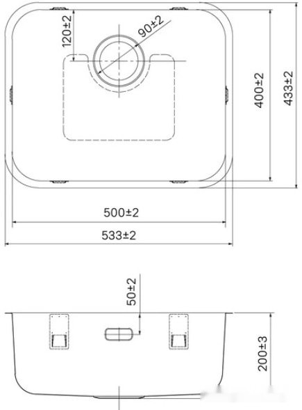 Кухонная мойка IDDIS Mate MAT53S0i77